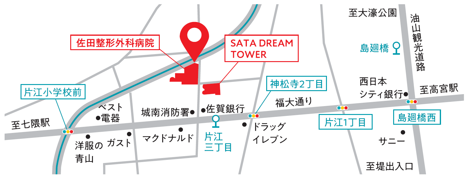 佐田整形外科病院マップ