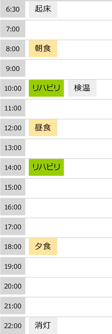 スケジュール