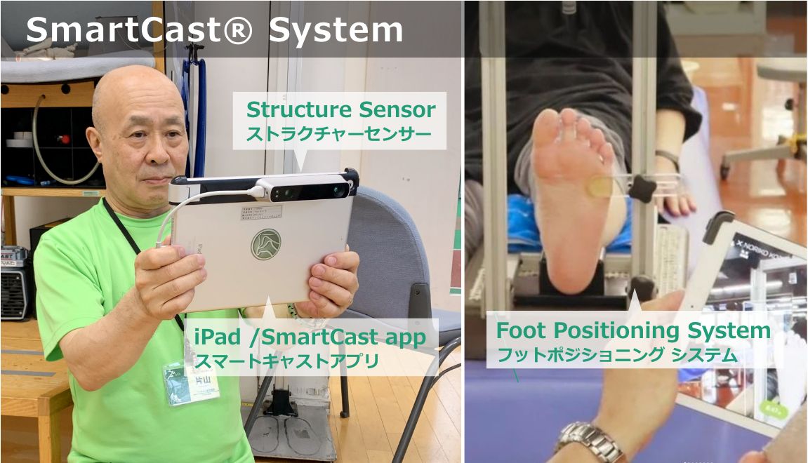 スマートキャストアプリ ストラクチャーセンサー フットポジショニングシステム