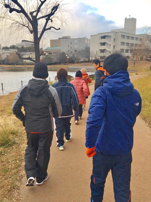 院長と歩こうin西の堤池